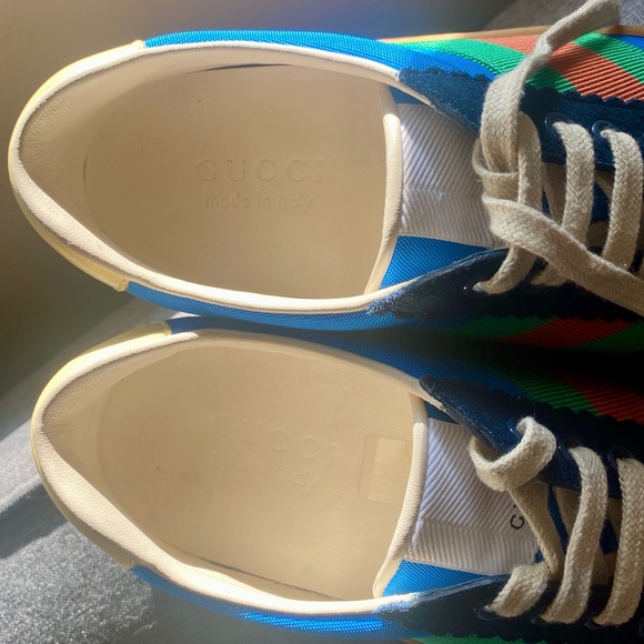 Gucci Rarest Bright Blue G74 Sneakers ✨FIRM PRICE✨ - Picture 3 of 10